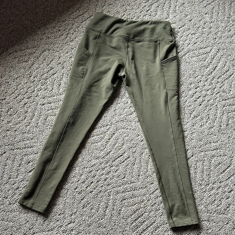 Woolx women's leggings. Merino wool. Small. Pockets! - Picture 4 of 4
